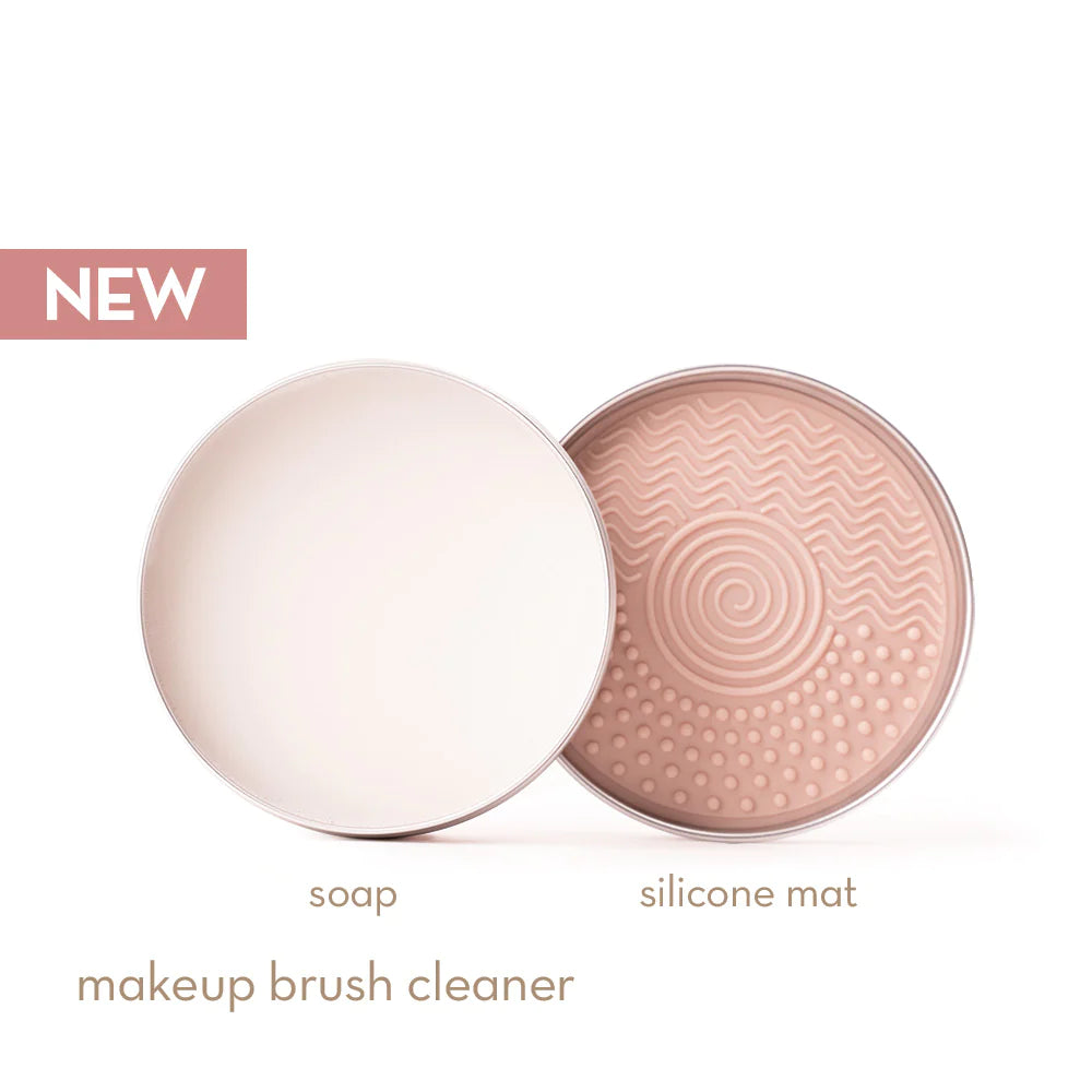 Happy Skin Makeup Brush Cleaner (Soap + Silicone Mat)