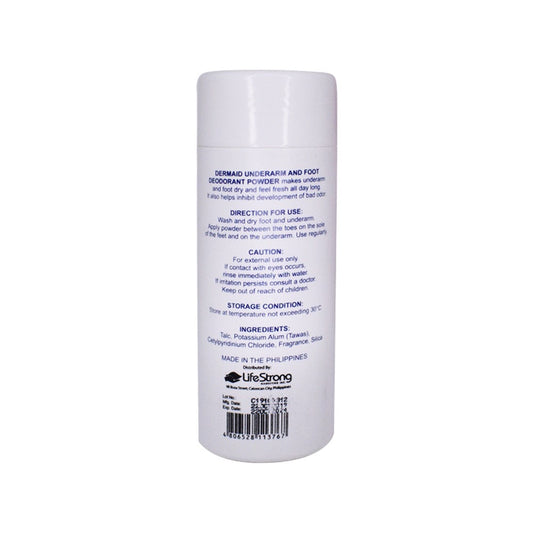 Dermaid Underarm and Foot Powder 100g - La Belleza AU Skin & Wellness