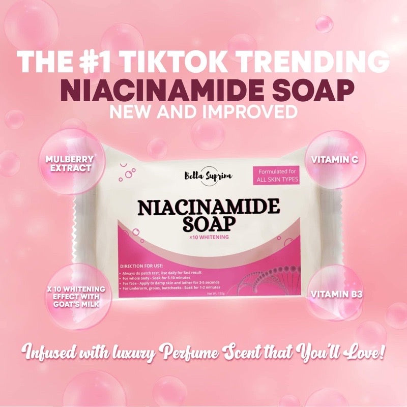Niacinamide Whip Soap by Beautysup.ph 135g (New and Improved) - La Belleza AU Skin & Wellness