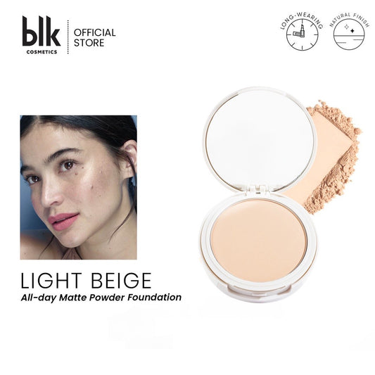 BLK Cosmetics Daydream All-Day Matte Powder Foundation Light SPF15 - La Belleza AU Skin & Wellness