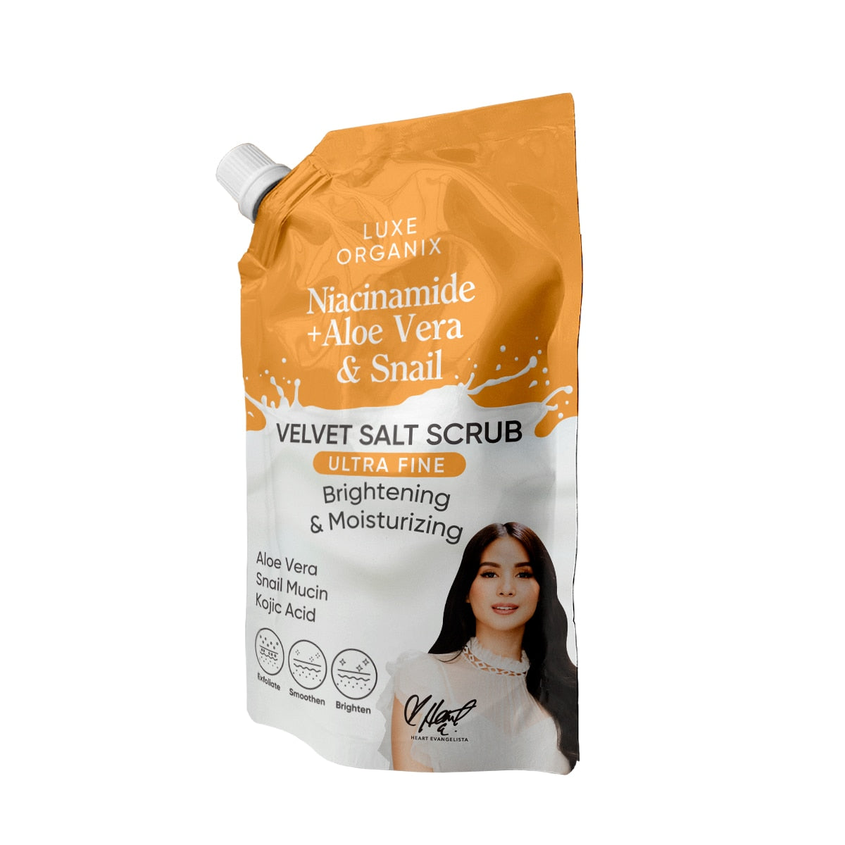 LUXE ORGANIX Aloe and Snail Spa Salt 300g - La Belleza AU Skin & Wellness