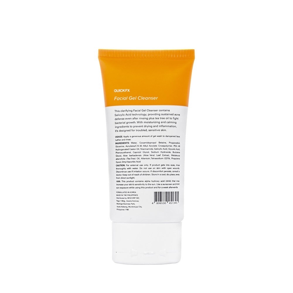 Quickfx Facial Gel Cleanser 75ml La Belleza AU Skin & Wellness
