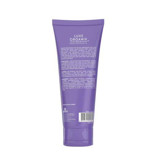 LUXE ORGANIX Bye Brass Purple Conditioner 210 ml - La Belleza AU Skin & Wellness