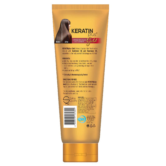 KERATIN PLUS Intense Brazilian Hair Treatment Gold 200g - La Belleza AU Skin & Wellness