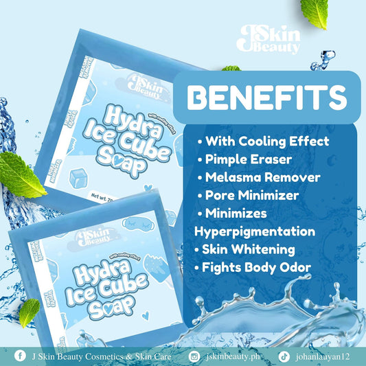 J Skin Hydra Ice Cube Soap 70g - La Belleza AU Skin & Wellness