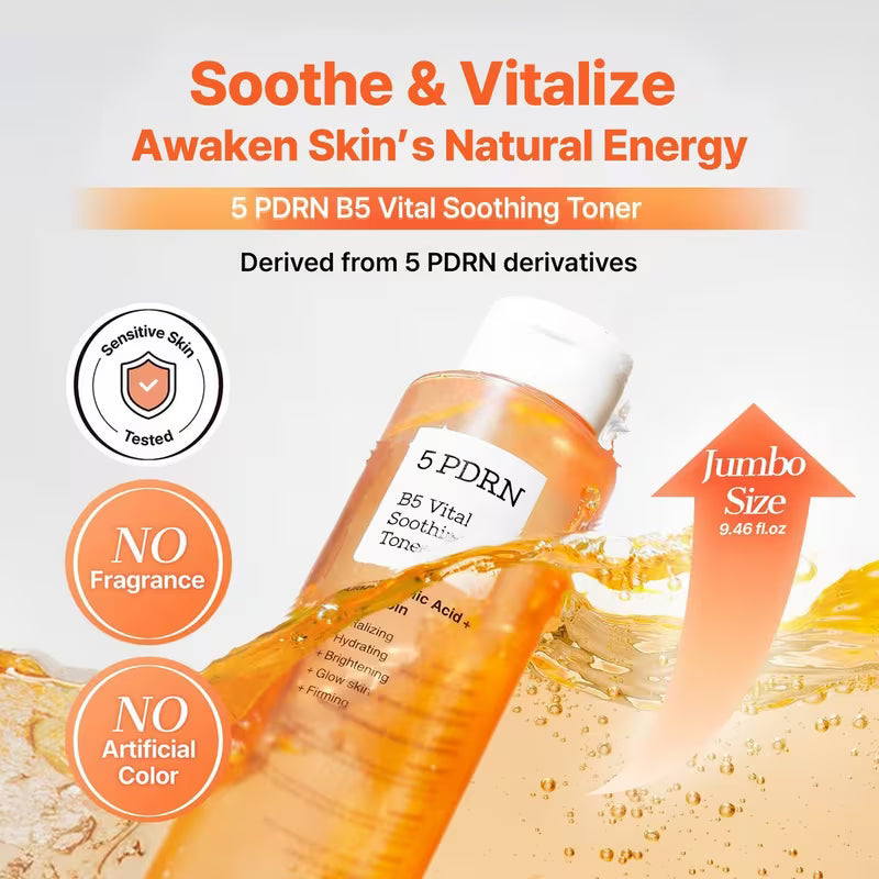 5 PDRN B5 Vital Soothing Toner 280ml