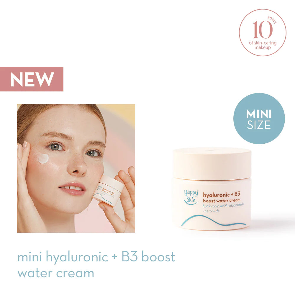 Happy Skin Mini Hyaluronic + B3 Boost Water Cream 10g