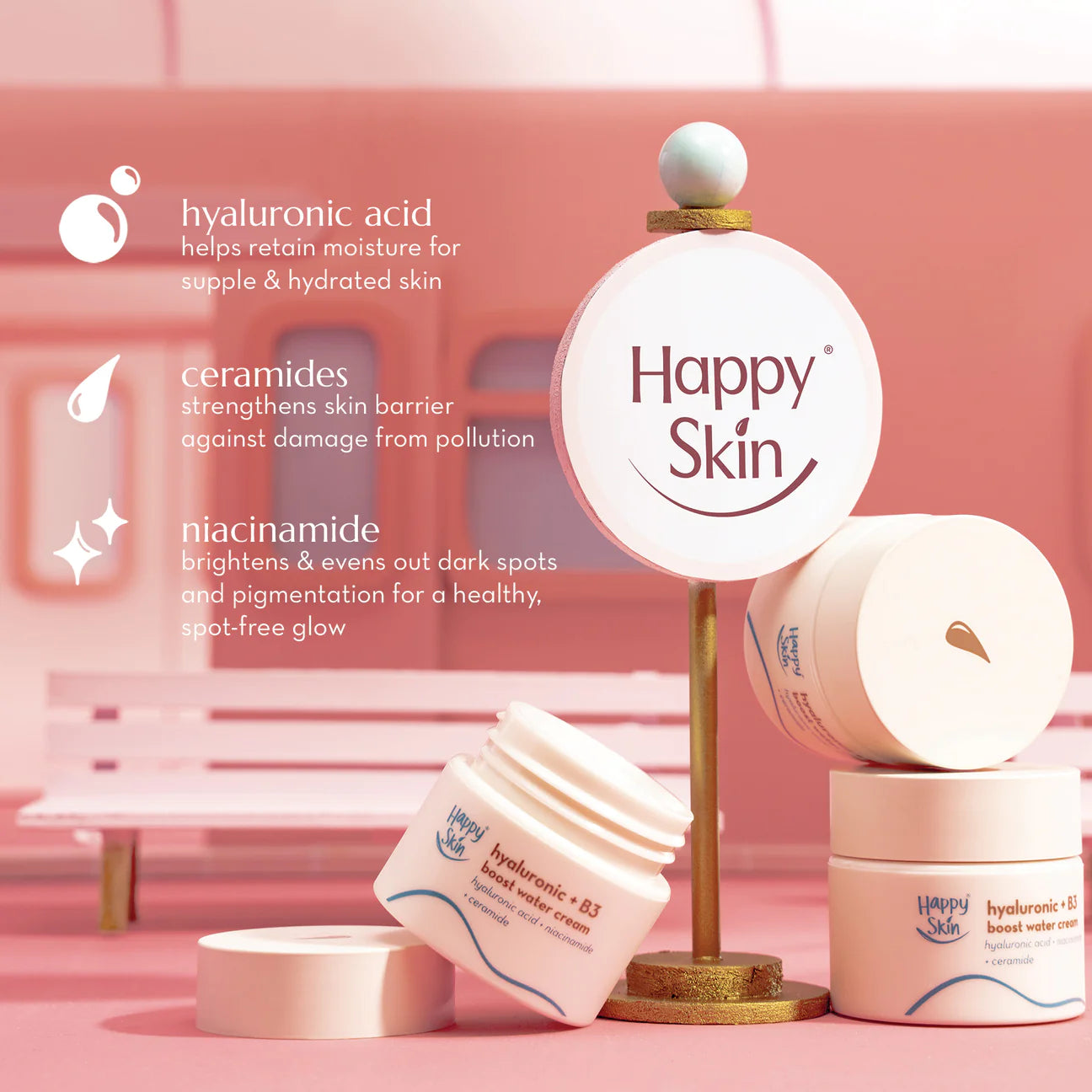 Mini Hyaluronic + B3 Boost Water Cream 10g