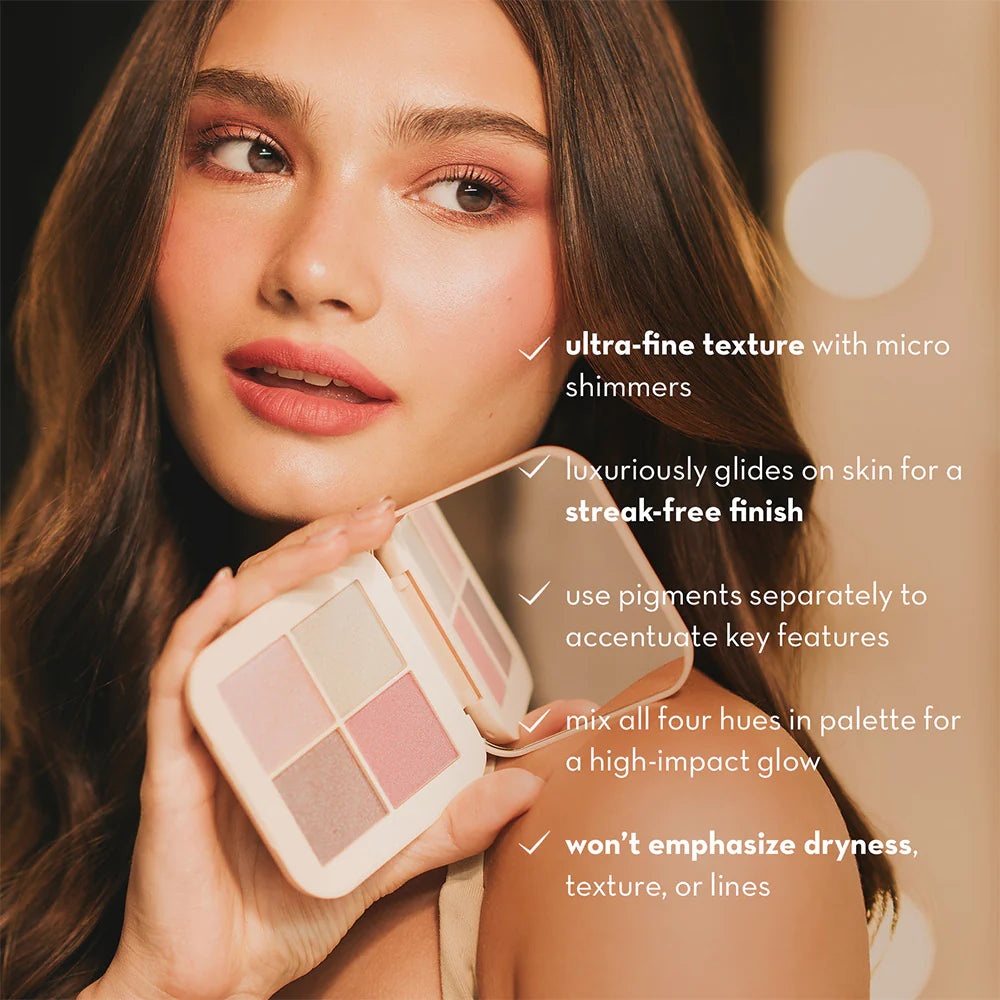Off Duty Highlighting Face Palette - Honeymoon Glow