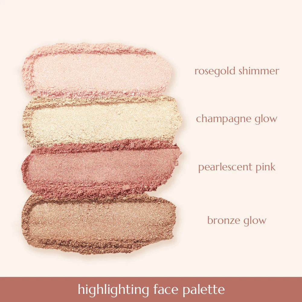 Off Duty Highlighting Face Palette - Honeymoon Glow
