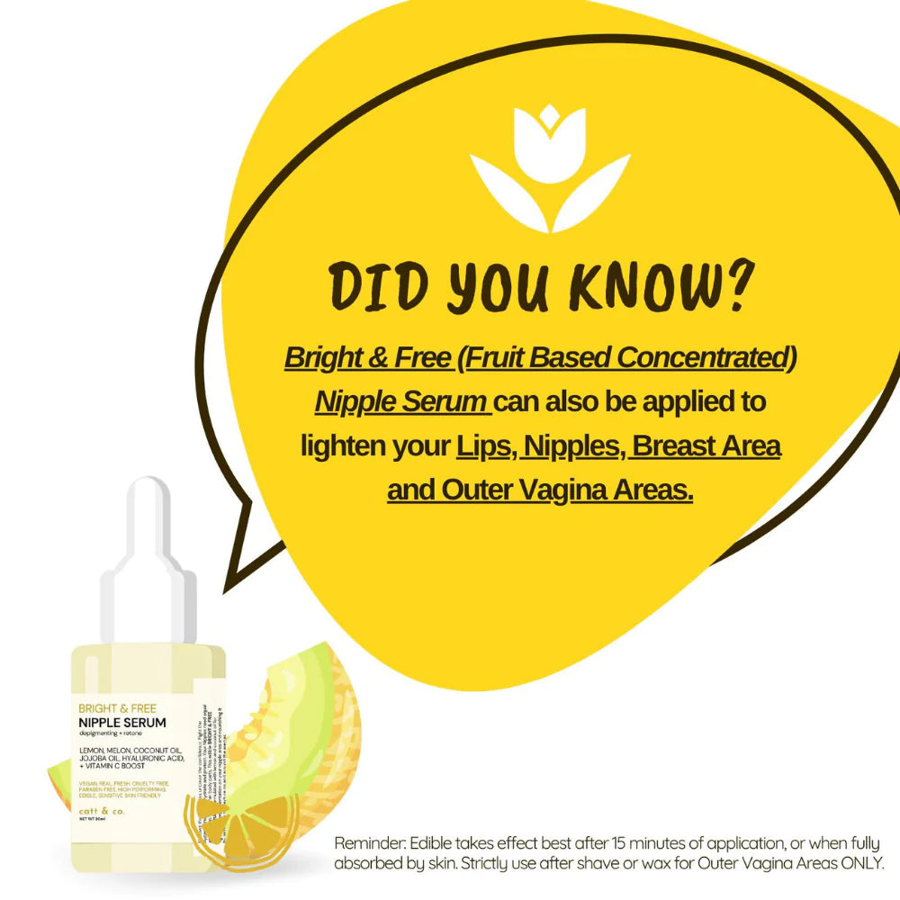 Intimate Serums Bright & Free Nipple Serum 30ml