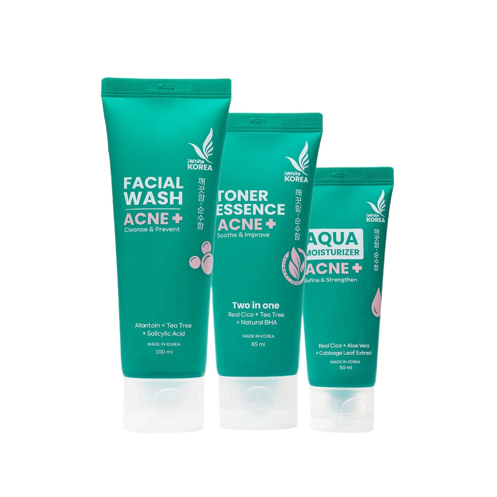 iWhite Korea Acne+ Skincare Line Bundle