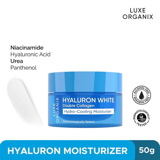Hyaluron White Double Collagen Hydra-Cooling Moisturizer 50g
