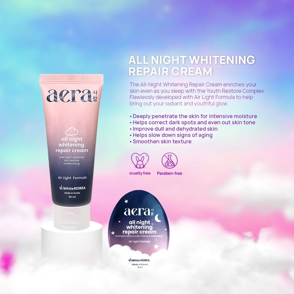 Aera All Night Whitening Repair Cream 50ml