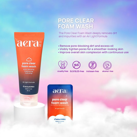 Aera Pore Clear Foam Wash 90ml