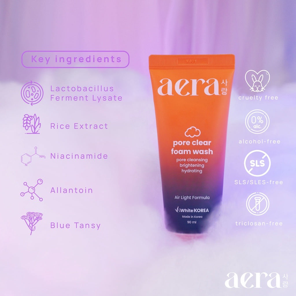 Aera Pore Clear Foam Wash 90ml