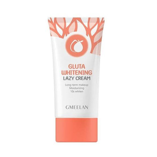 Gluta Facial Whitening Lazy Moisturizing Cream Brighten Skin Tone 30g