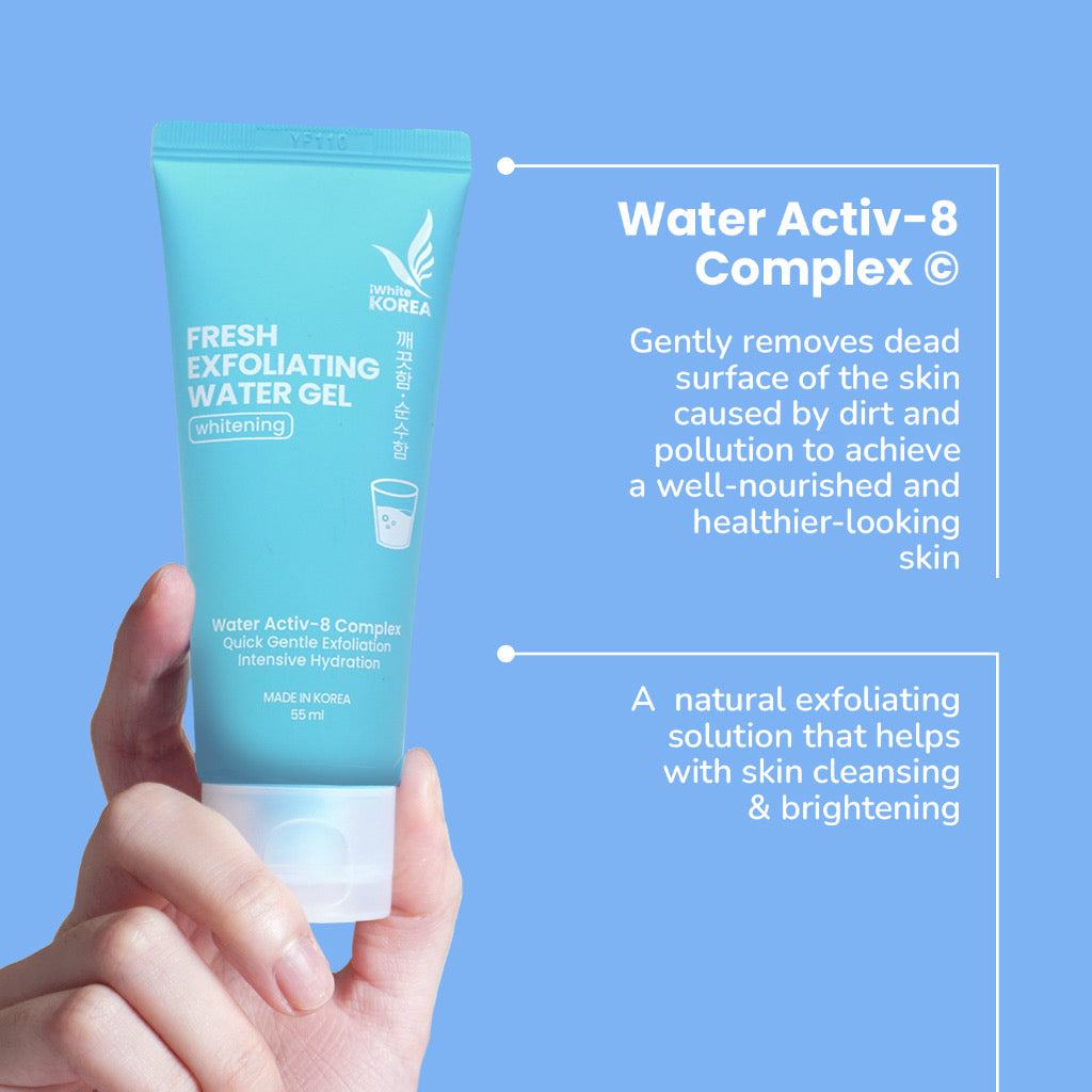 iWhite Korea Fresh Exfoliating Water Gel Tube 55ml