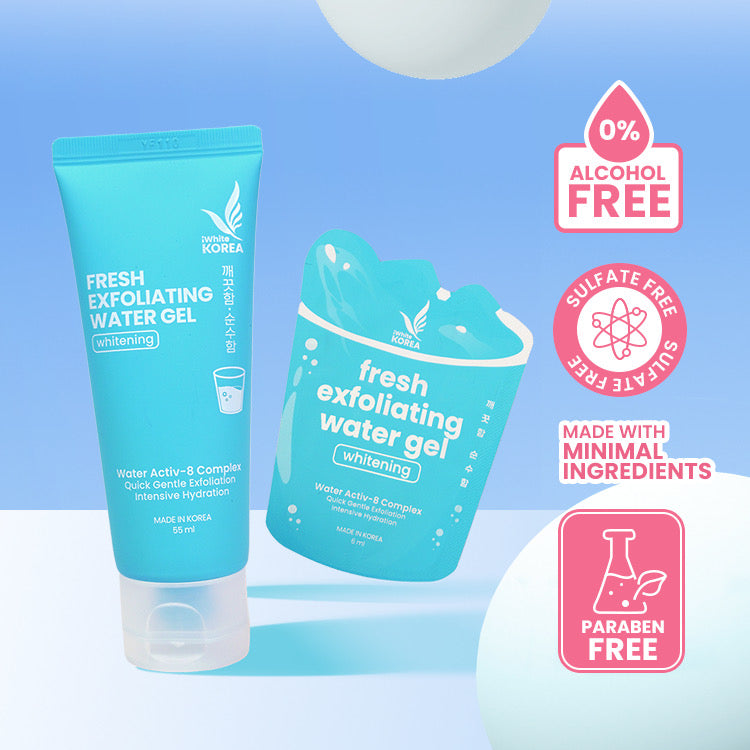 iWhite Korea Fresh Exfoliating Water Gel Tube 55ml