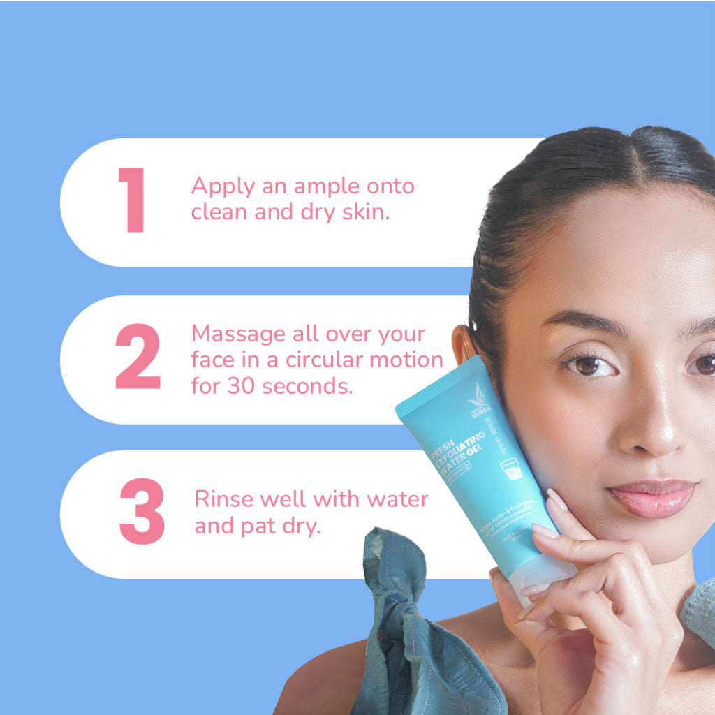 iWhite Korea Fresh Exfoliating Water Gel Tube 55ml