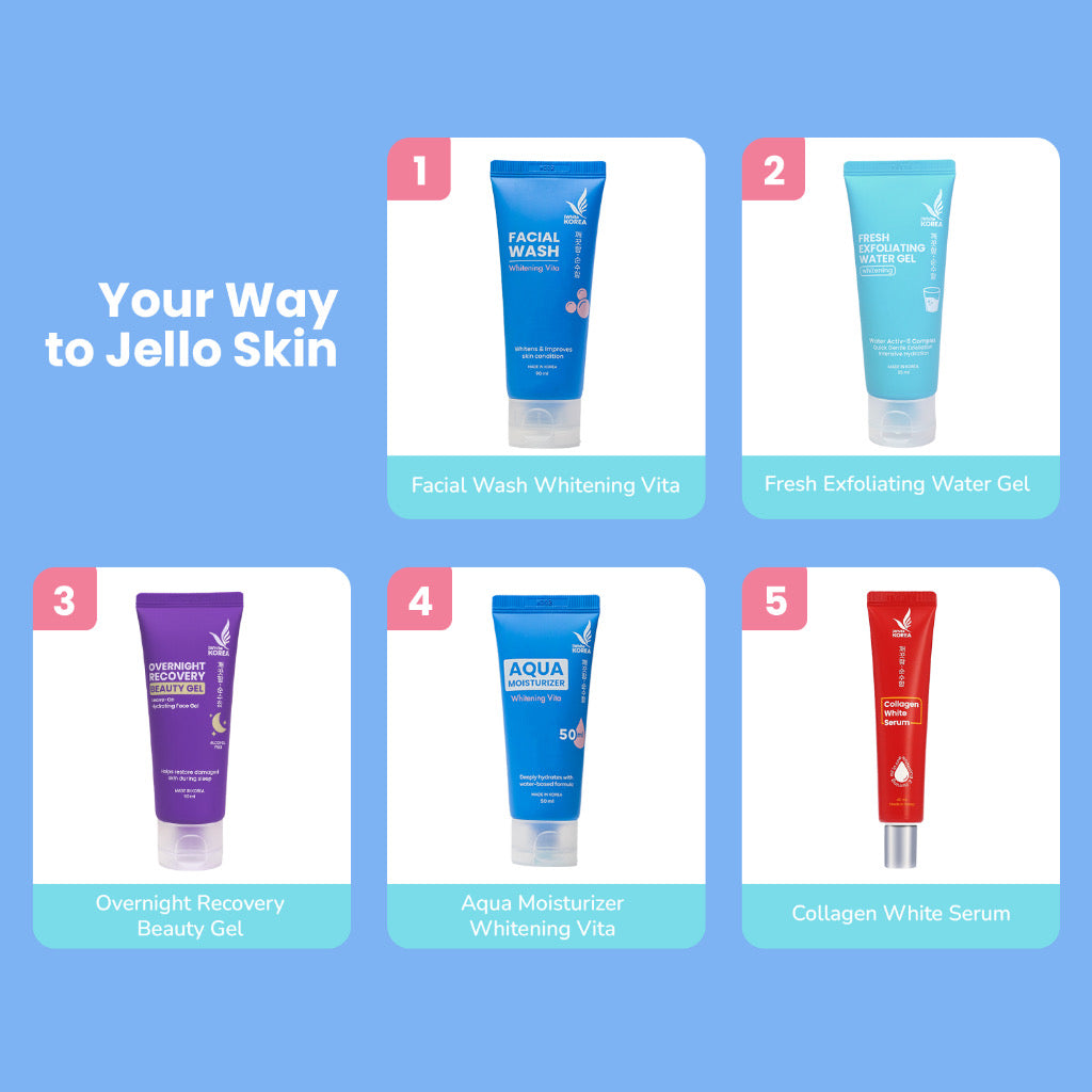 iWhite Korea Fresh Exfoliating Water Gel Tube 55ml