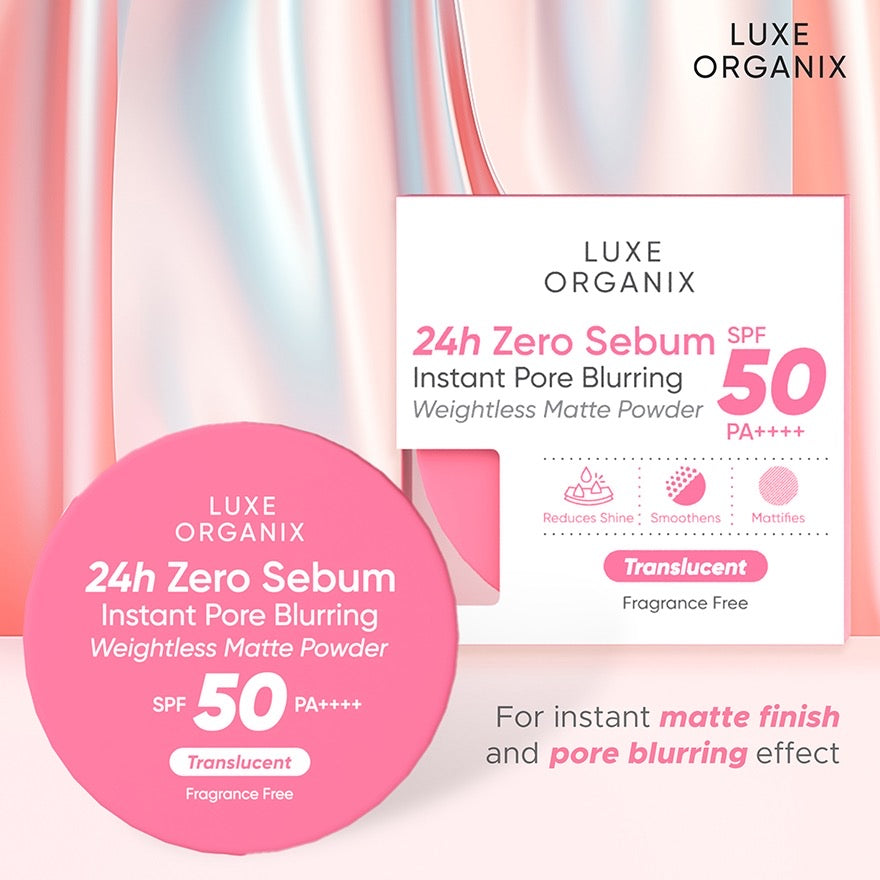 24H Zero Sebum Instant Pore Blurring Weightless Matte Powder SPF50 15g