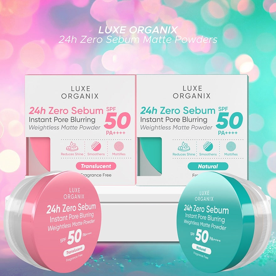 24H Zero Sebum Instant Pore Blurring Weightless Matte Powder SPF50 15g