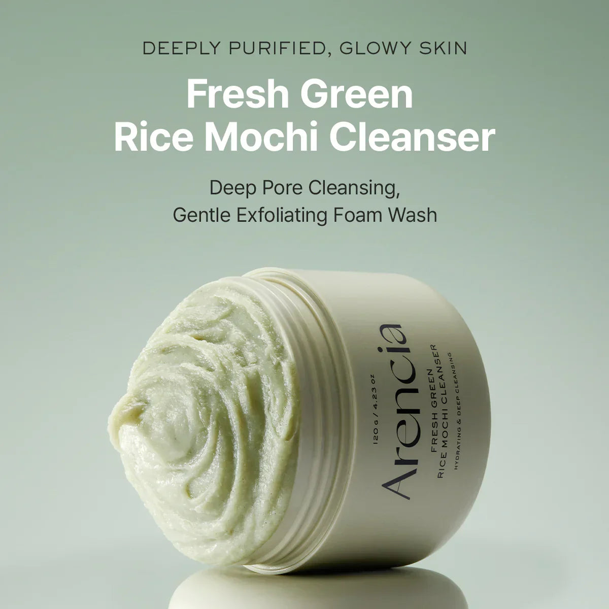 Fresh Green Rice Mochi Cleanser - 120g