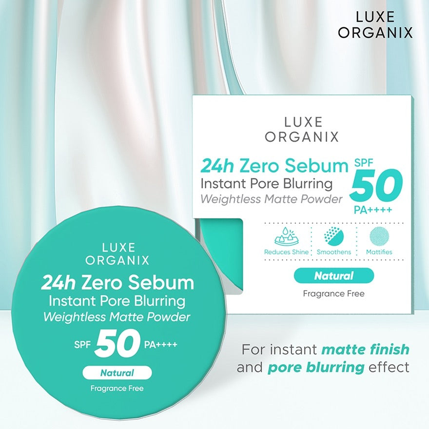 24H Zero Sebum Instant Pore Blurring Weightless Matte Powder SPF50 15g