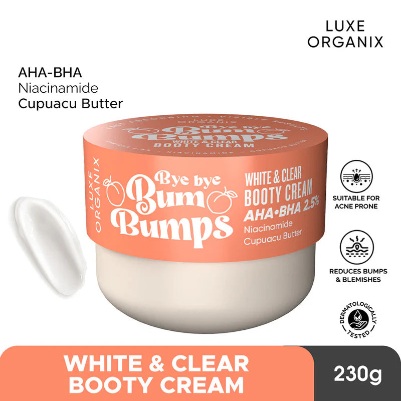 Luxe Organix Bum Bumps Booty Cream | Booty Scrub 285g