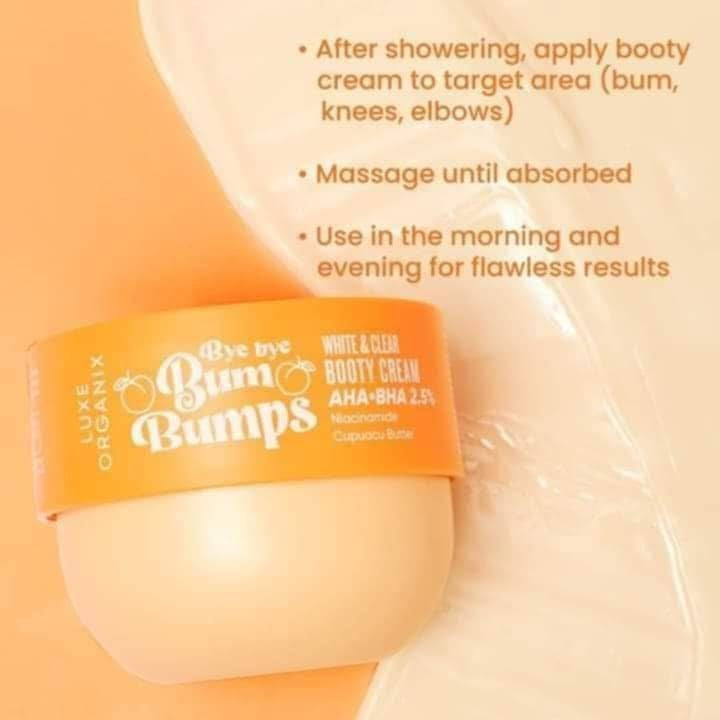 Luxe Organix Bum Bumps Booty Cream | Booty Scrub 285g