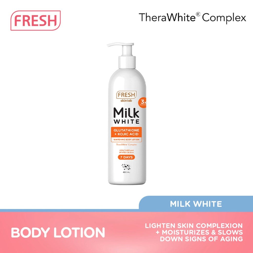 Fresh Skinlab Milk White Glutatione + Kojic Whitening Body Lotion 480ml