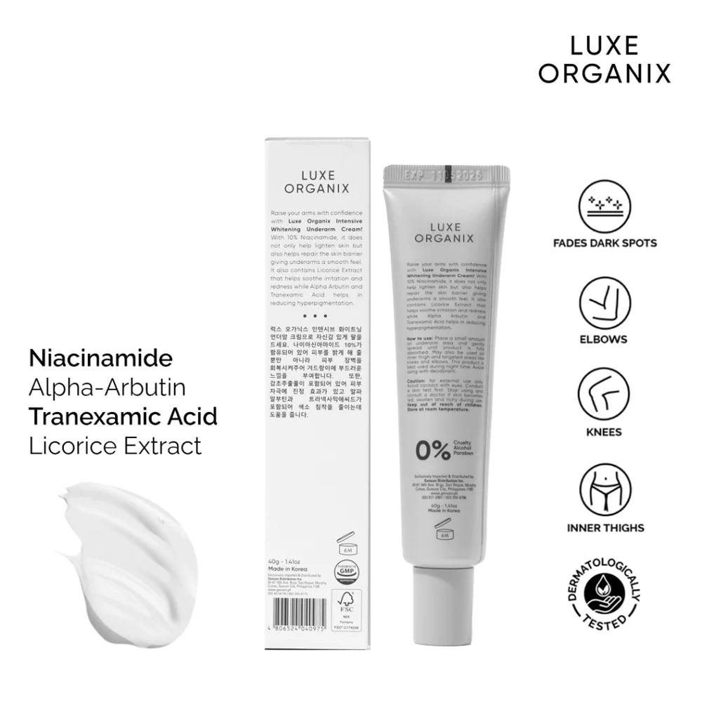 Intensive Whitening Underarm Cream 10% Niacinamide + 30% More