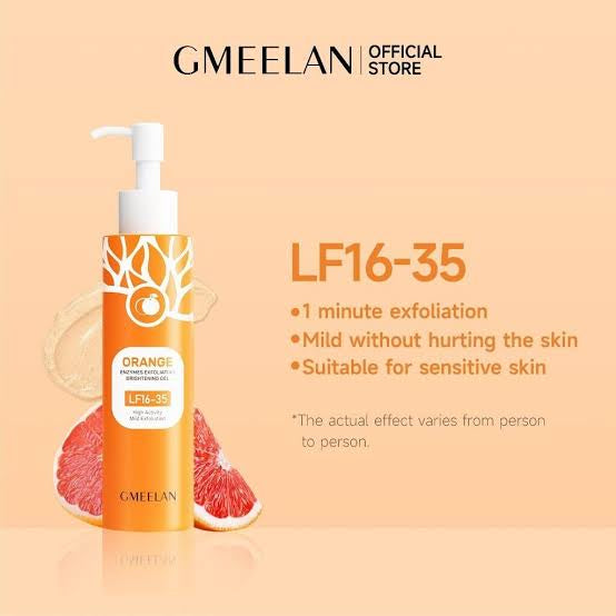 Orange Enzymes Exfoliating Brightening Gel Deep Clean Blackhead Removal 160g