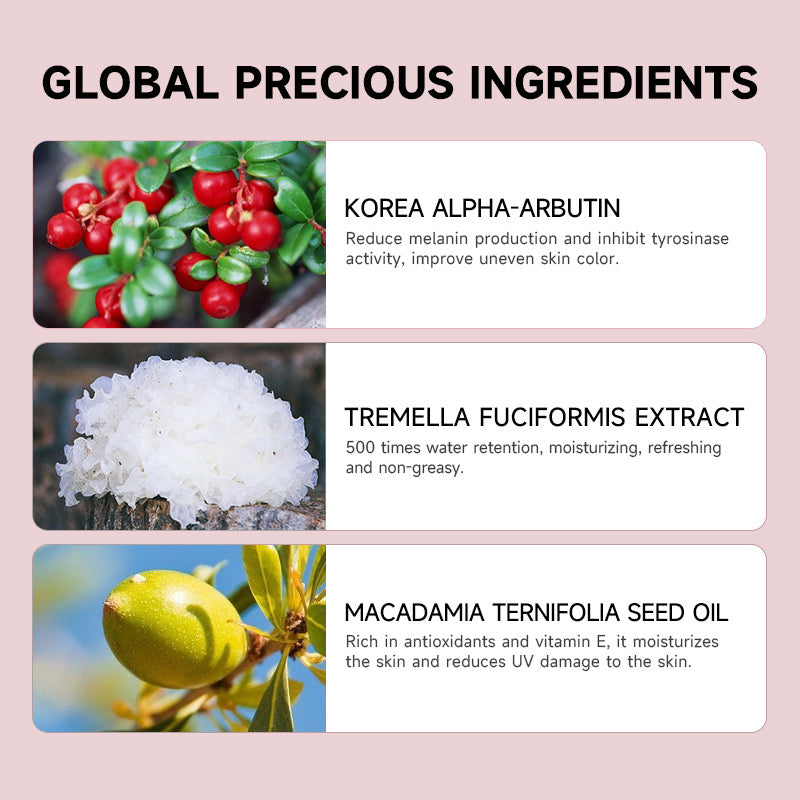 Rose Arbutin Brightening Sunscreen SPF50+ PA++++ Long-lasting Protection 30g