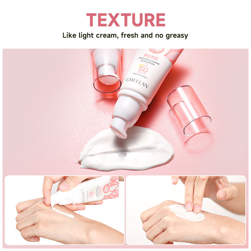 Rose Arbutin Brightening Sunscreen SPF50+ PA++++ Long-lasting Protection 30g