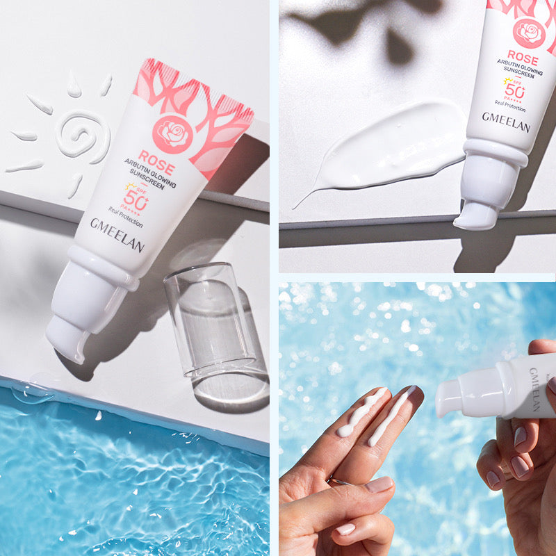 Rose Arbutin Brightening Sunscreen SPF50+ PA++++ Long-lasting Protection 30g