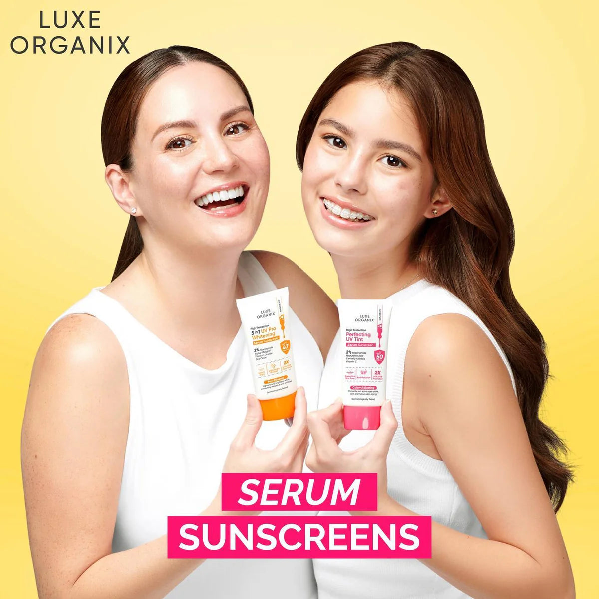 Luxe Organix High Protection Perfecting UV Tint Serum Sunscreen SPF 50 PA +++ 40g
