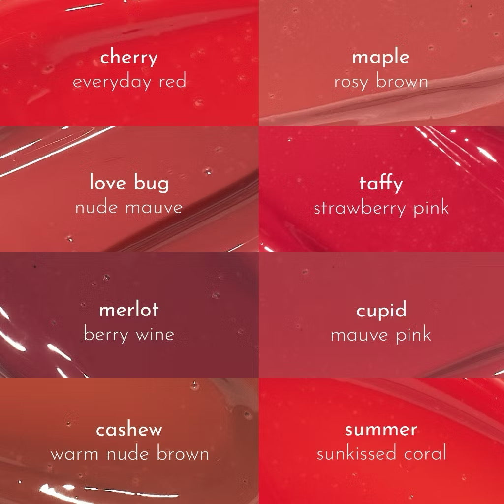 Glazing Serum Lip Stains Makeup Lip Oil/Lip Tint Long Lasting Waterproof with Cooling Effect