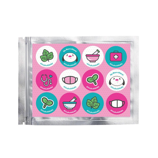 Stuffy Chest Stick Ons 12 stickers