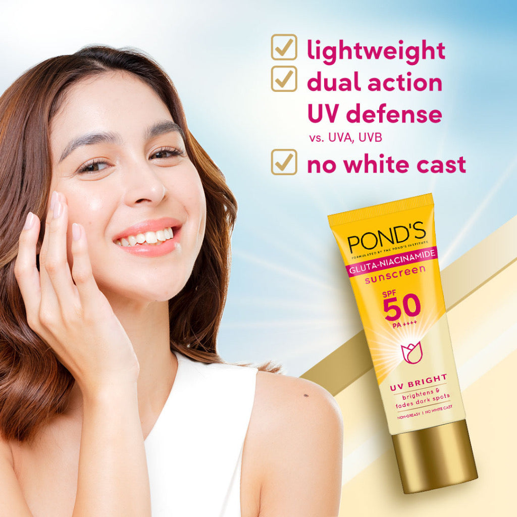 UV Sunscreen UV Bright with Gluta-Niacinamide for a Spot-less Glow 50ml