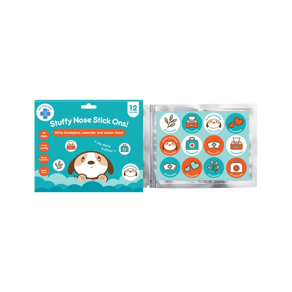 Stuffy Nose Stick Ons (12 stickers)