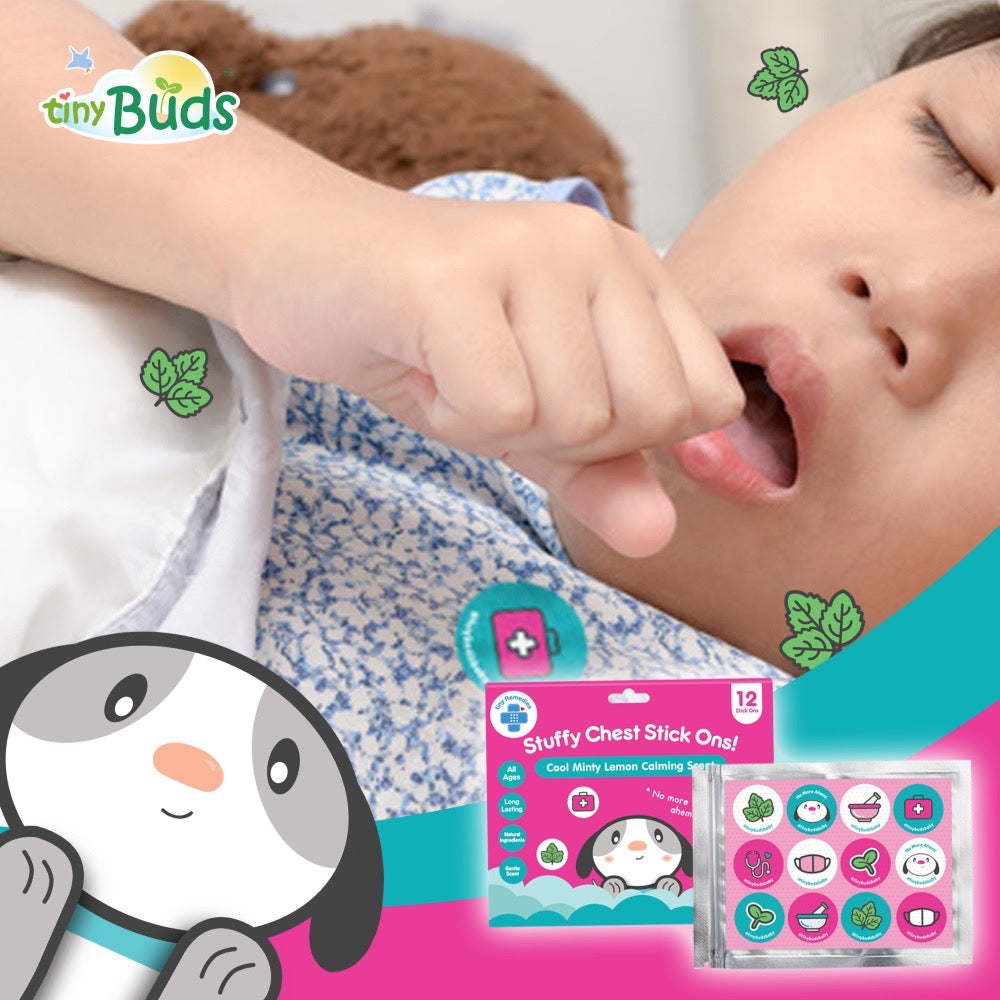 Stuffy Chest Stick Ons 12 stickers