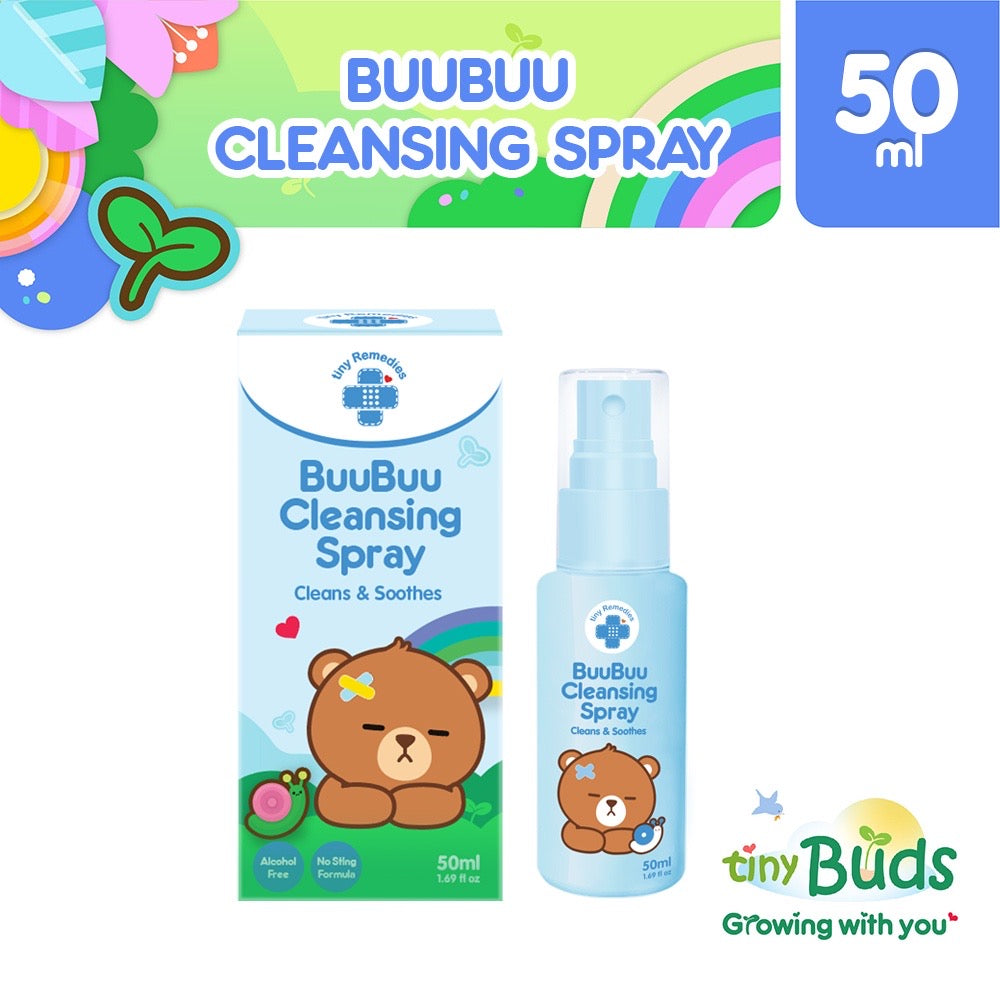 Tiny Remedies BuuBuu Cleansing Spray Cleans and Soothes 50ml