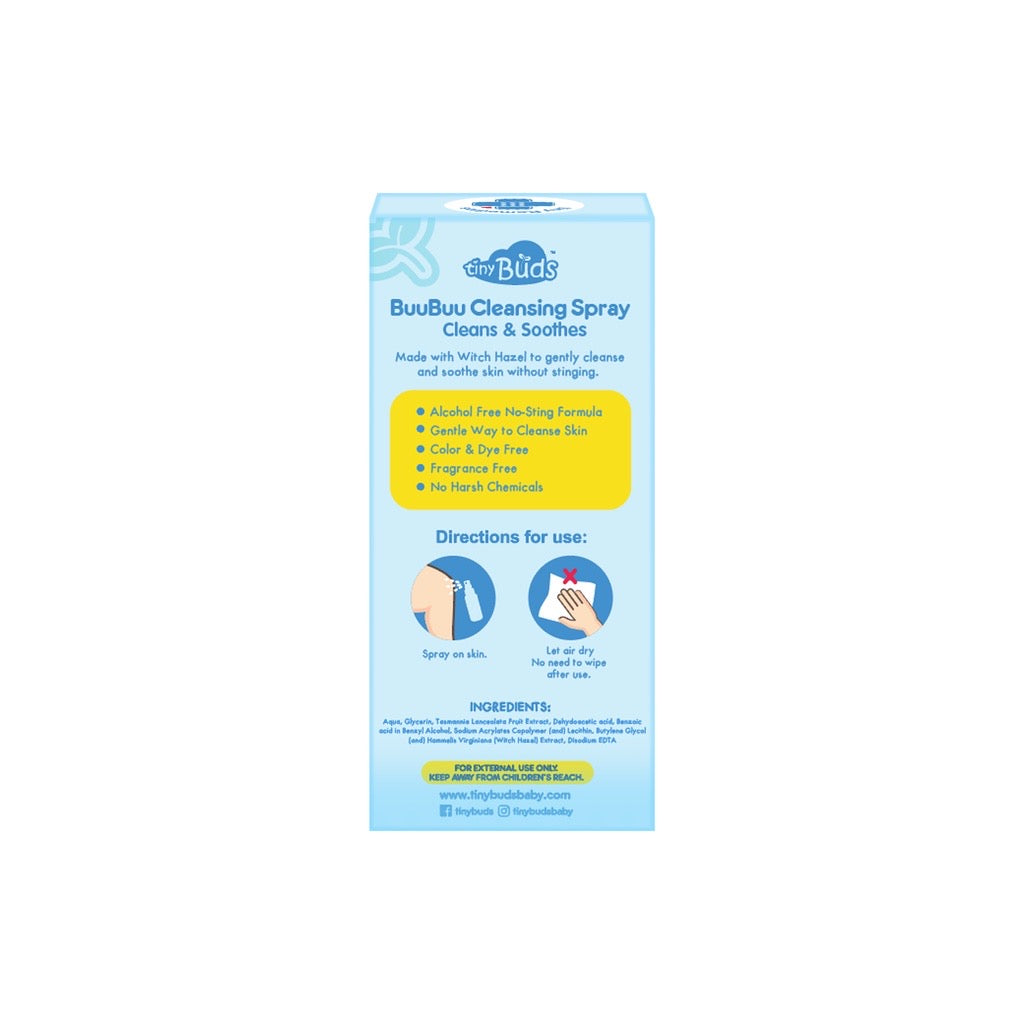 Tiny Remedies BuuBuu Cleansing Spray Cleans and Soothes 50ml