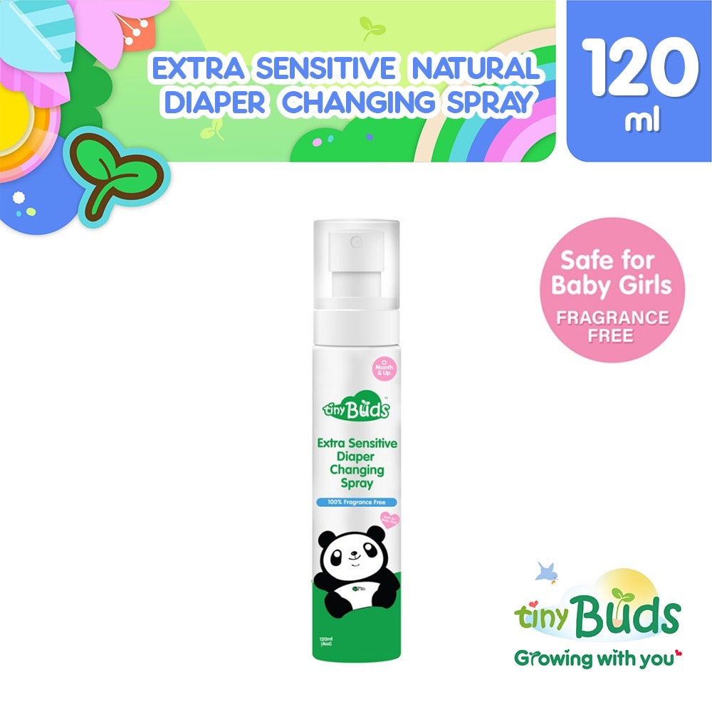 Tiny Buds Extra Sensitive Diaper Changing Spray 120ml