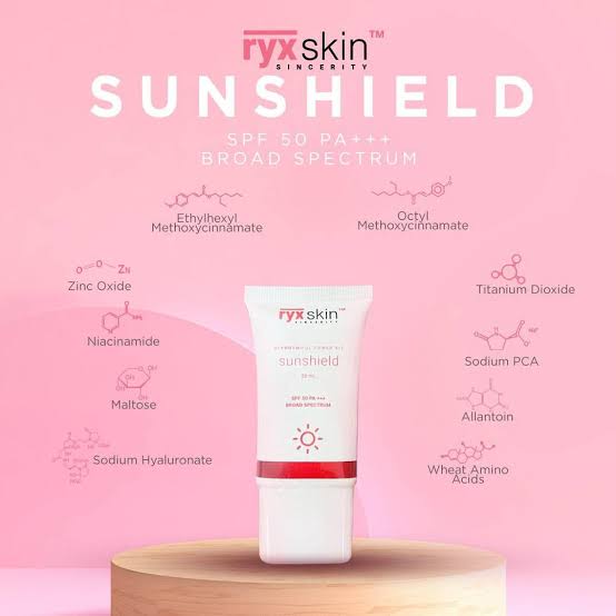 RYX Skinsincerity Sunshield SPF50 PA+++ 20ml (new packaging)
