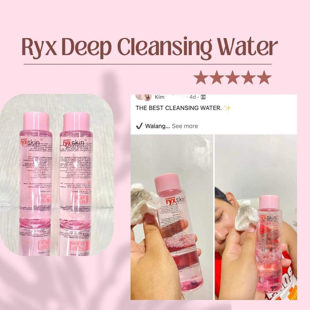 RYX Skinsincerity Deep Cleansing Water 100ml (old version) - La Belleza AU Skin & Wellness