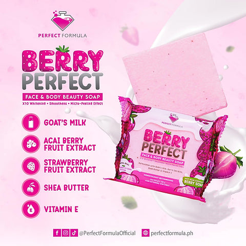 Berry Perfect Face and Body Beauty Soap 100g