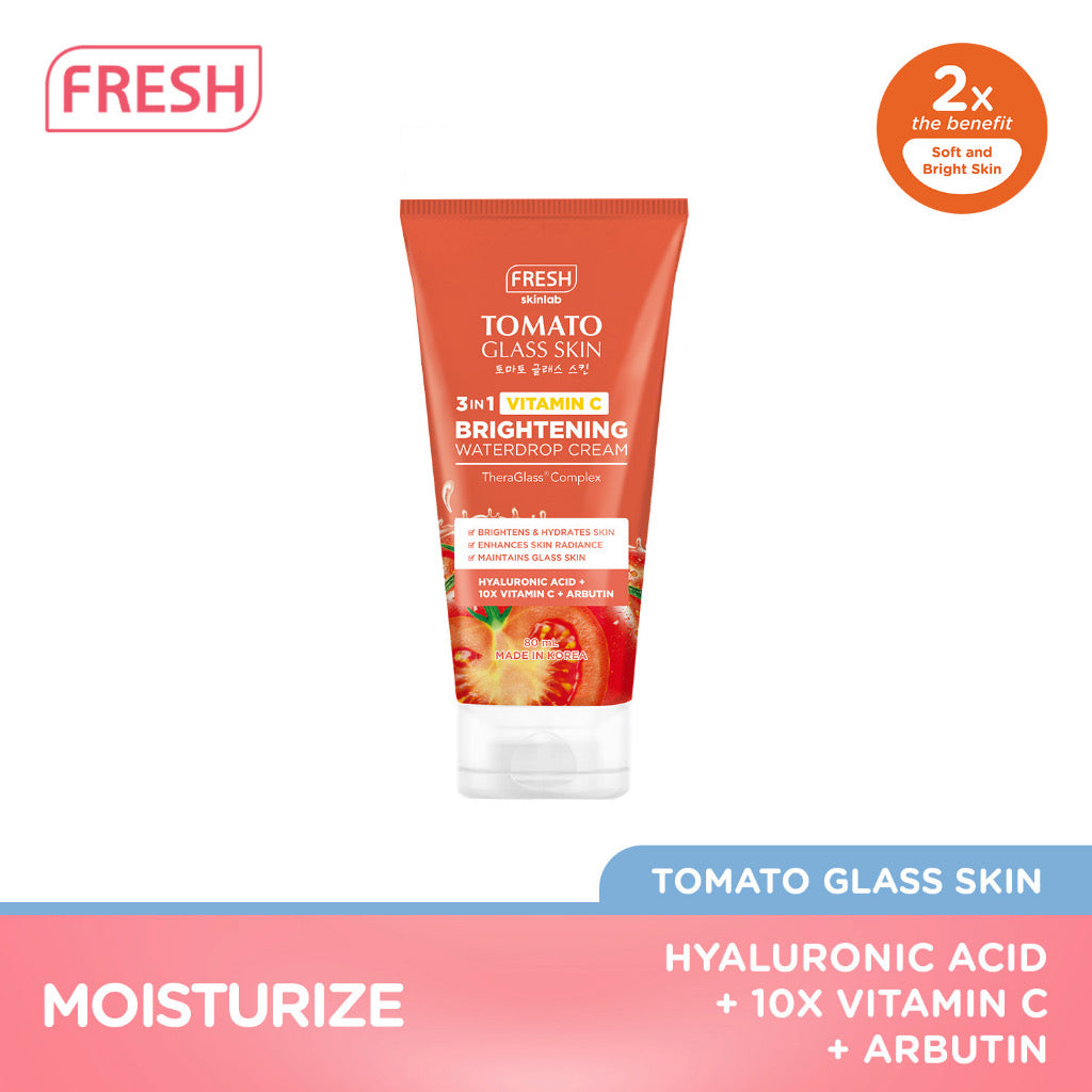 Fresh Skinlab Tomato Glass Skin 3in1 Vitamin C Water Drop Cream 80ml
